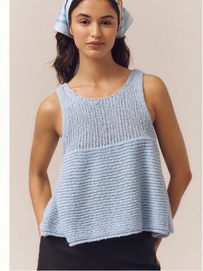 Nwt knit sweater tank top anthro